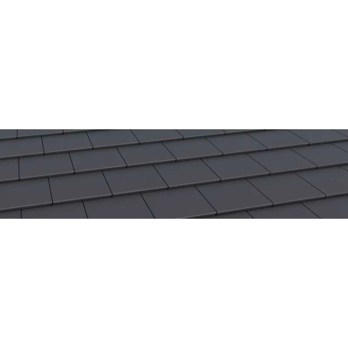 Цементно-песчаная черепица Braas Тевива Темно-серый